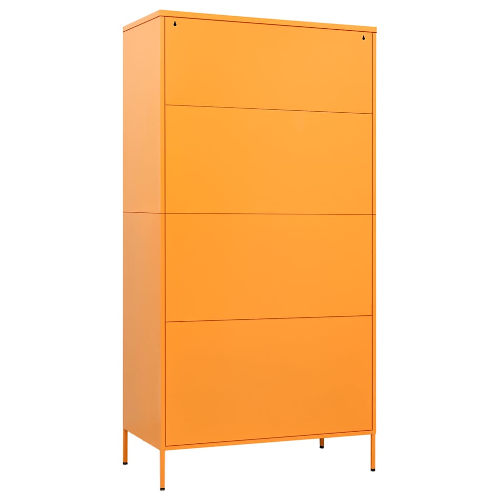 Ντουλάπα Μουσταρδί 90 x 50 x 180 εκ. από Ατσάλι - Pakobazaar