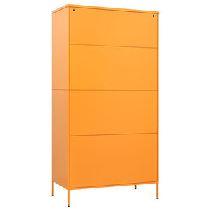 Ντουλάπα Μουσταρδί 90 x 50 x 180 εκ. από Ατσάλι - Pakobazaar