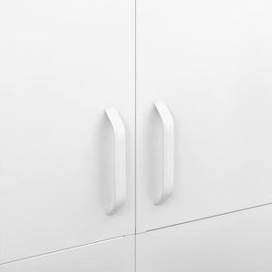 Ντουλάπα Λευκή 90 x 50 x 180 εκ. από Ατσάλι - Pakobazaar