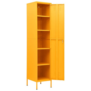 Φοριαμός Μουσταρδί 35 x 46 x 180 εκ. από Ατσάλι - Pakobazaar