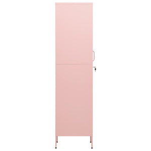 Φοριαμός Ροζ 35 x 46 x 180 εκ. από Ατσάλι - Pakobazaar