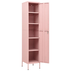 Φοριαμός Ροζ 35 x 46 x 180 εκ. από Ατσάλι - Pakobazaar
