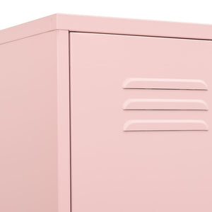 Φοριαμός Ροζ 35 x 46 x 180 εκ. από Ατσάλι - Pakobazaar