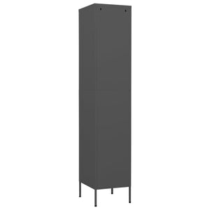 Φοριαμός Ανθρακί 35 x 46 x 180 εκ. από Ατσάλι - Pakobazaar