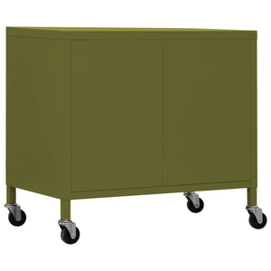 Ντουλάπι Αποθήκευσης Πράσινο Λαδί 60 x 35 x 56 εκ. από Ατσάλι