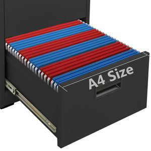Αρχειοθήκη Ανθρακί 46 x 62 x 102,5 εκ. από Ατσάλι