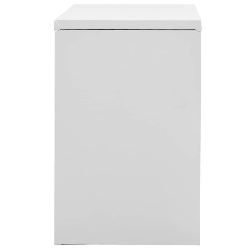 Αρχειοθήκη Ανοιχτό Γκρι 90 x 46 x 72,5 εκ. από Ατσάλι