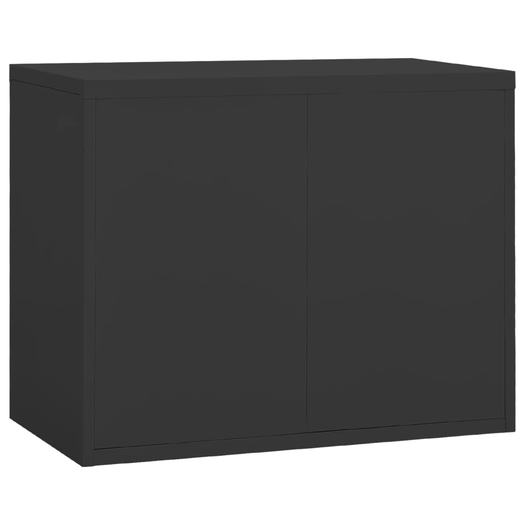 Αρχειοθήκη Ανθρακί 90 x 46 x 72,5 εκ. από Ατσάλι