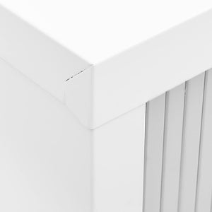 Ντουλάπι με Συρόμενη Πόρτα Γκρι 90 x 40 x 90 εκ. Ατσάλινο