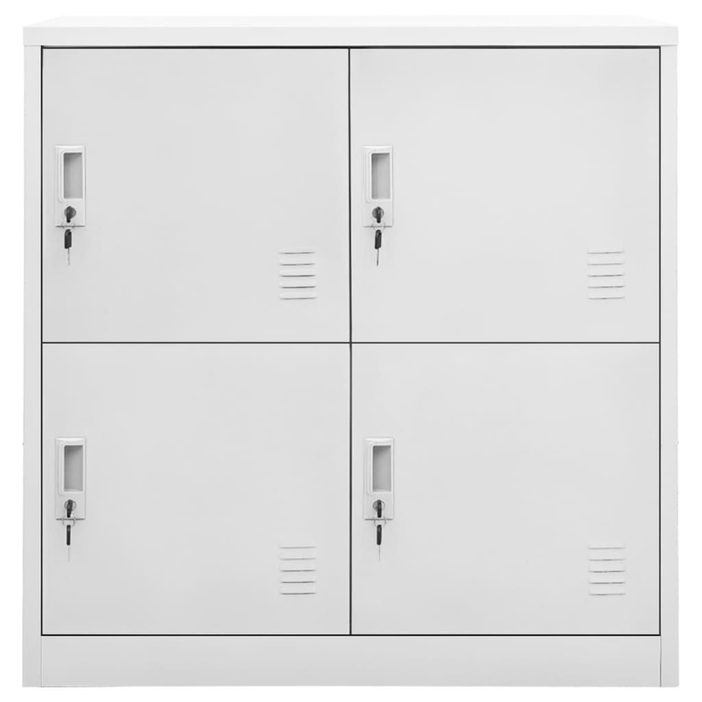 Φοριαμός Ανοιχτό Γκρι 90 x 45 x 92,5 εκ. Ατσάλινος