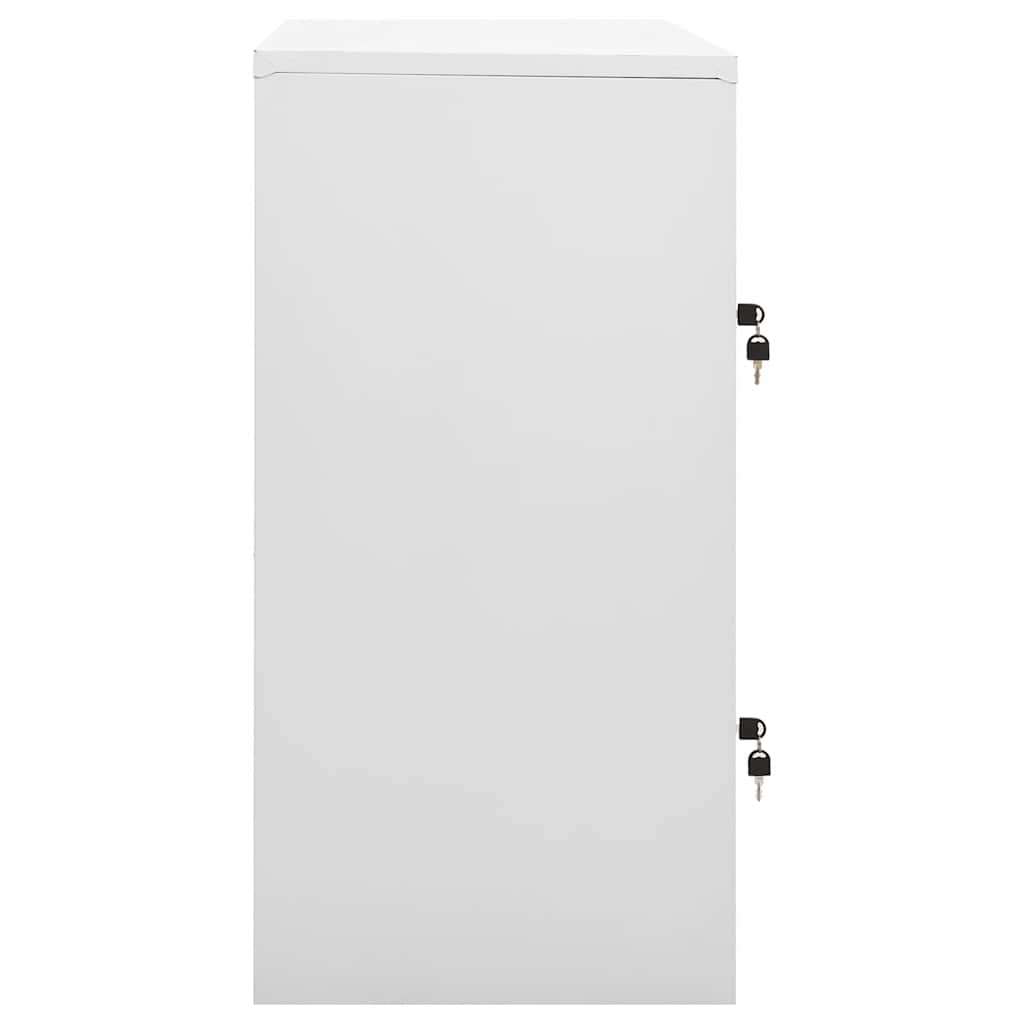 Φοριαμός Ανοιχτό Γκρι / Μπλε 90 x 45 x 92,5 εκ. Ατσάλινος