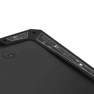 Γραφείο Gaming με LED Μαύρο/Κόκκινο 90x60x75εκ Πόδια σε Σχήμα Y