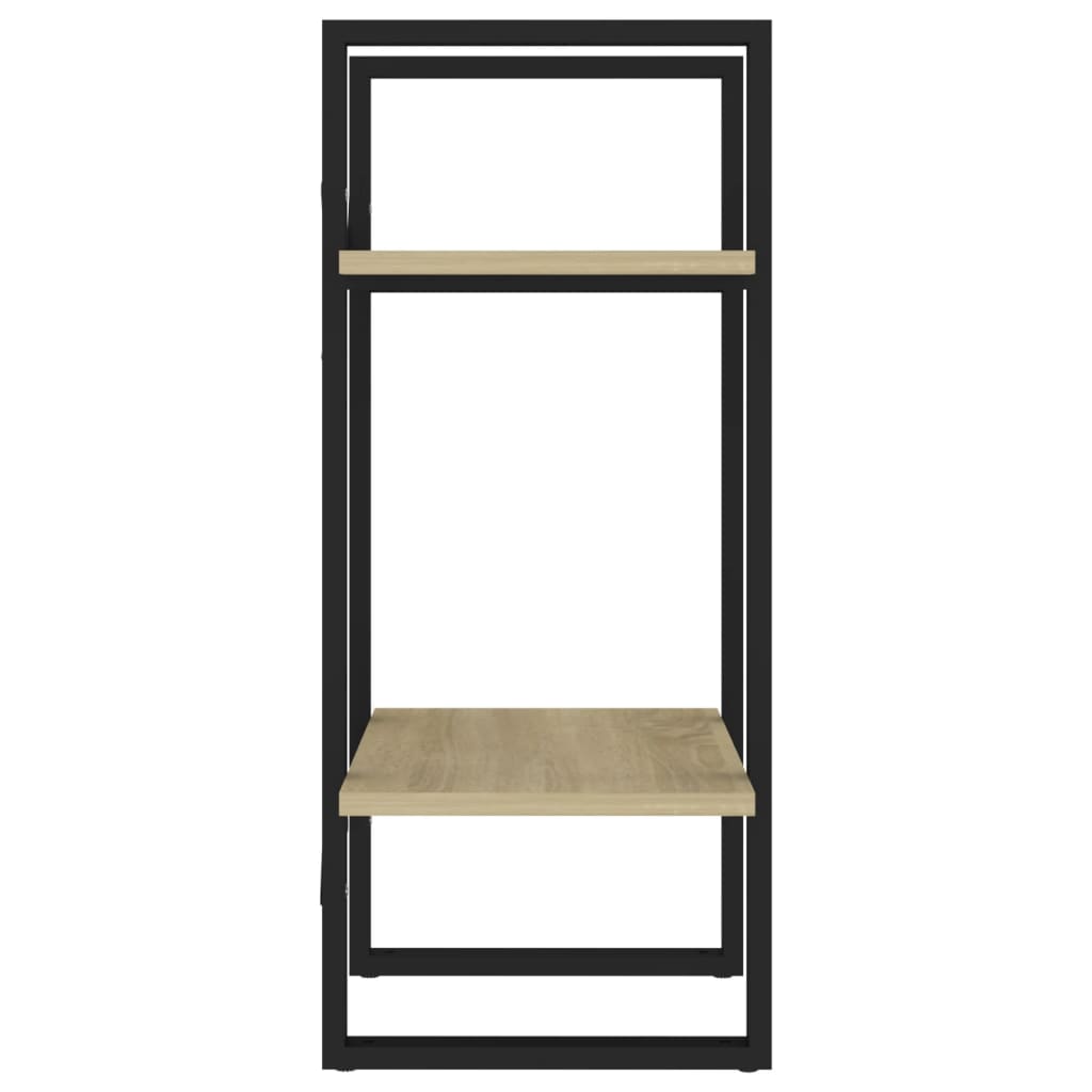 Βιβλιοθήκη με 2 Ράφια Sonoma Δρυς 40 x 30 x 70 εκ. Επεξ. Ξύλο