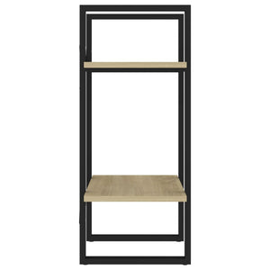 Βιβλιοθήκη με 2 Ράφια Sonoma Δρυς 40 x 30 x 70 εκ. Επεξ. Ξύλο