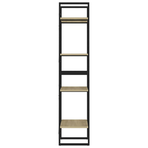 Βιβλιοθήκη με 4 Ράφια Sonoma Δρυς 40x30x140 εκ. από Μοριοσανίδα