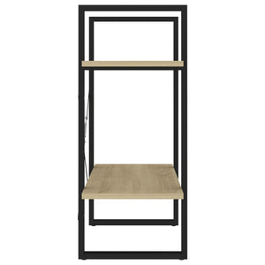 Βιβλιοθήκη με 2 Ράφια Sonoma Δρυς 60 x 30 x 70 εκ. Επεξ. Ξύλο