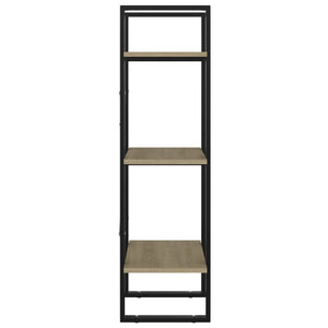 Βιβλιοθήκη με 3 Ράφια Sonoma Δρυς 40x30x105 εκ. από Επεξ. Ξύλο