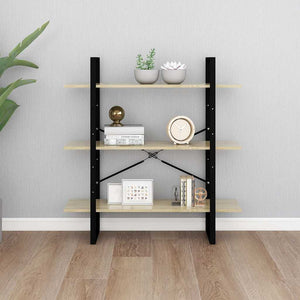 Βιβλιοθήκη Χρώμα Sonoma Δρυς 100 x 30 x 105 εκ. από Επεξ. Ξύλο