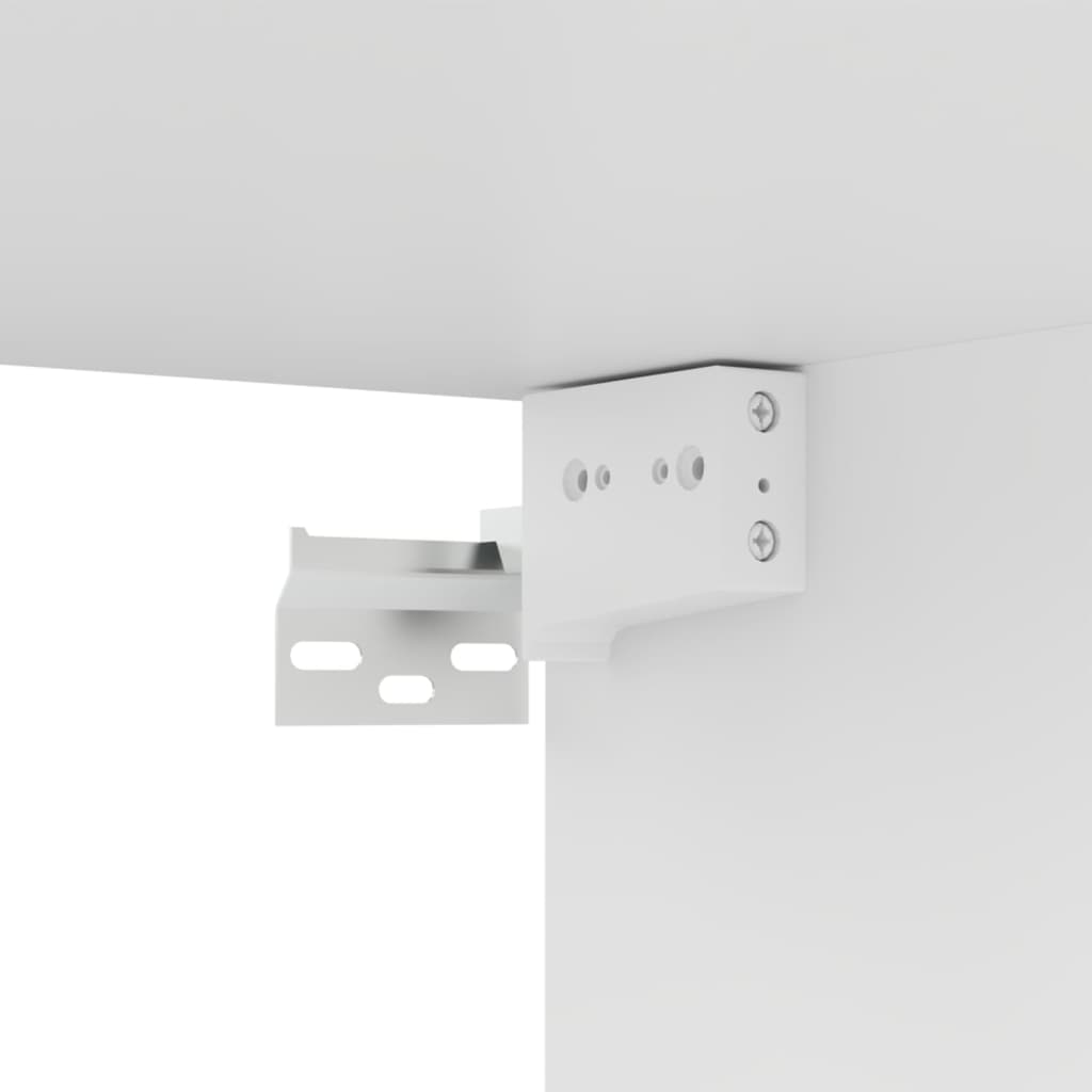 Έπιπλα Τηλεόρασης 4 τεμ. Λευκά 100 x 30 x 30 εκ. Επεξ. Ξύλο - Pakobazaar