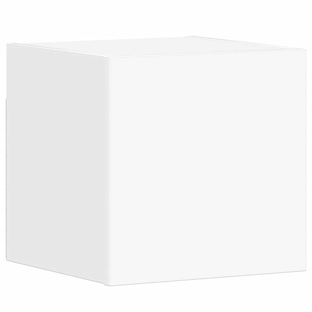 Έπιπλα Τηλεόρασης Σετ 3 Τεμαχίων Λευκό από Επεξ. Ξύλο - PAKOBAZAAR