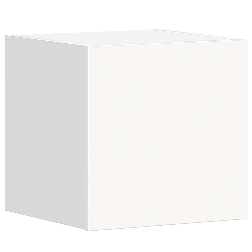 Έπιπλα Τηλεόρασης Σετ 5 Τεμαχίων Λευκό από Επεξ. Ξύλο - PAKOBAZAAR