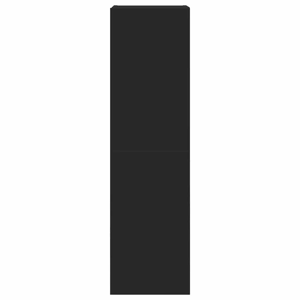 Έπιπλα Τηλεόρασης Σετ 4 Τεμαχίων Μαύρο από Μοριοσανίδα - PAKOBAZAAR