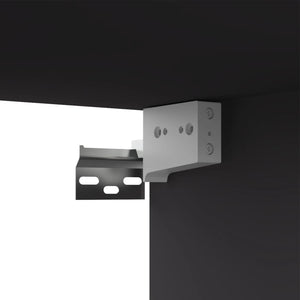 Έπιπλα Τηλεόρασης 4 τεμ. Γκρι 100 x 30 x 30 εκ. από Μοριοσανίδα - Pakobazaar