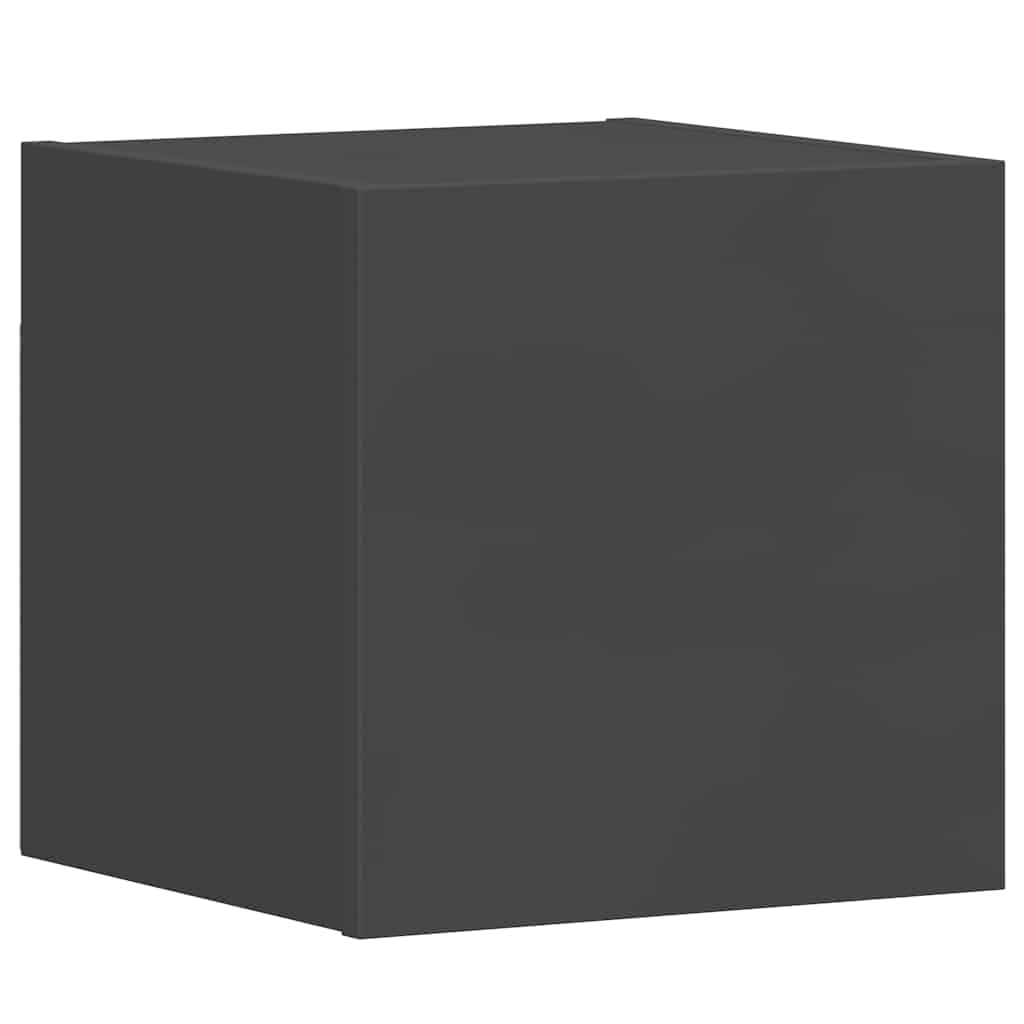 Έπιπλα Τηλεόρασης Σετ 5 Τεμαχίων Γκρι από Μοριοσανίδα - PAKOBAZAAR