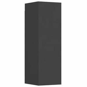 Έπιπλα Τηλεόρασης Σετ 3 Τεμαχίων Γκρι από Μοριοσανίδα