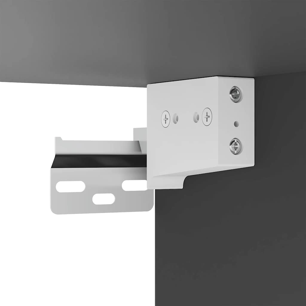 Έπιπλα Τηλεόρασης Σετ 6 Τεμαχίων Γκρι από Μοριοσανίδα