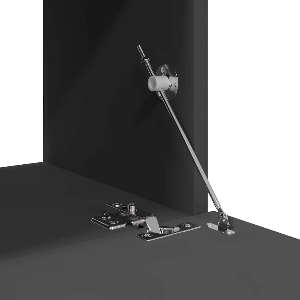 Έπιπλα Τηλεόρασης Σετ 6 Τεμαχίων Γκρι από Μοριοσανίδα