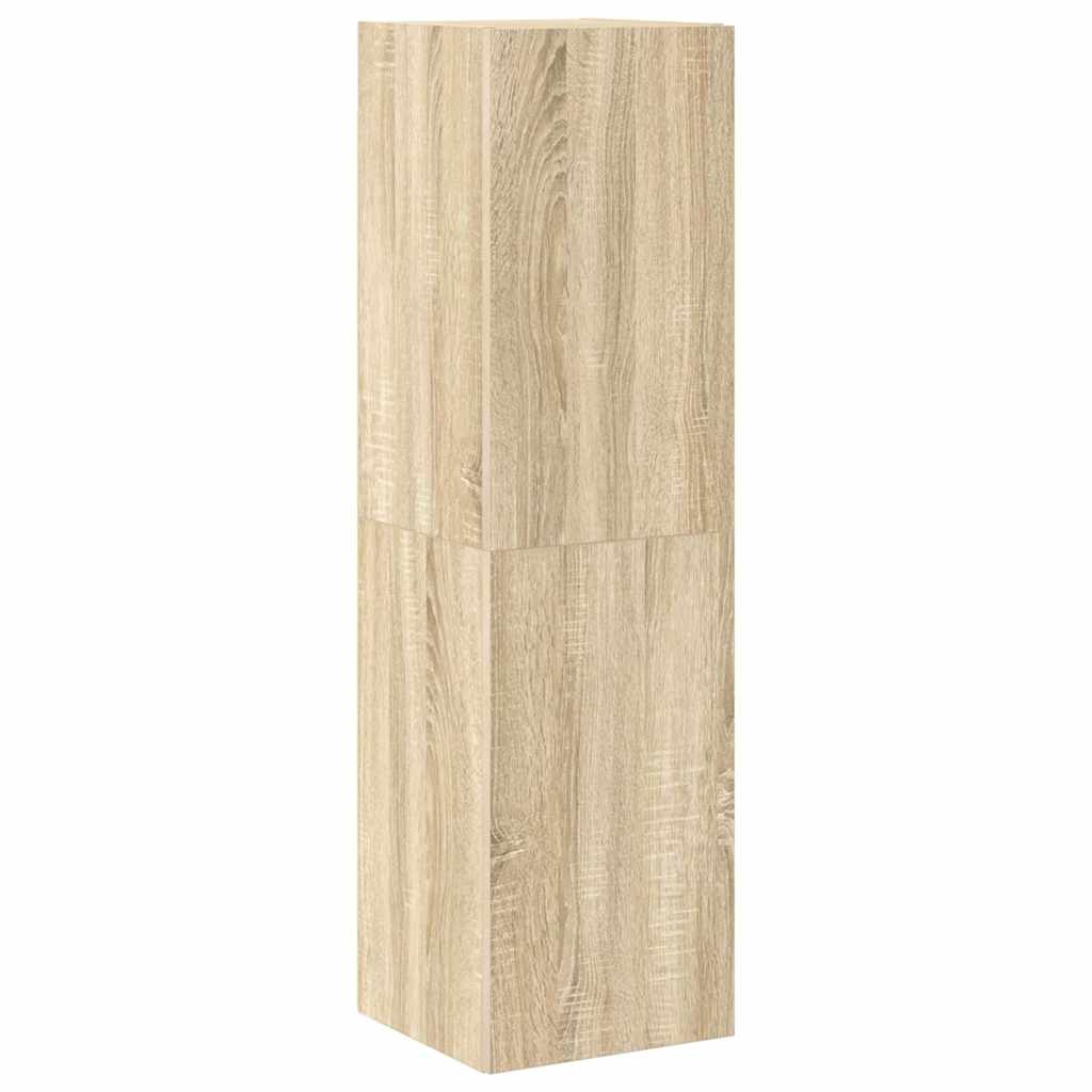 Έπιπλο Τηλεόρασης 4 Τεμαχίων Sonoma Δρυς από Επεξ. Ξύλο - PAKOBAZAAR