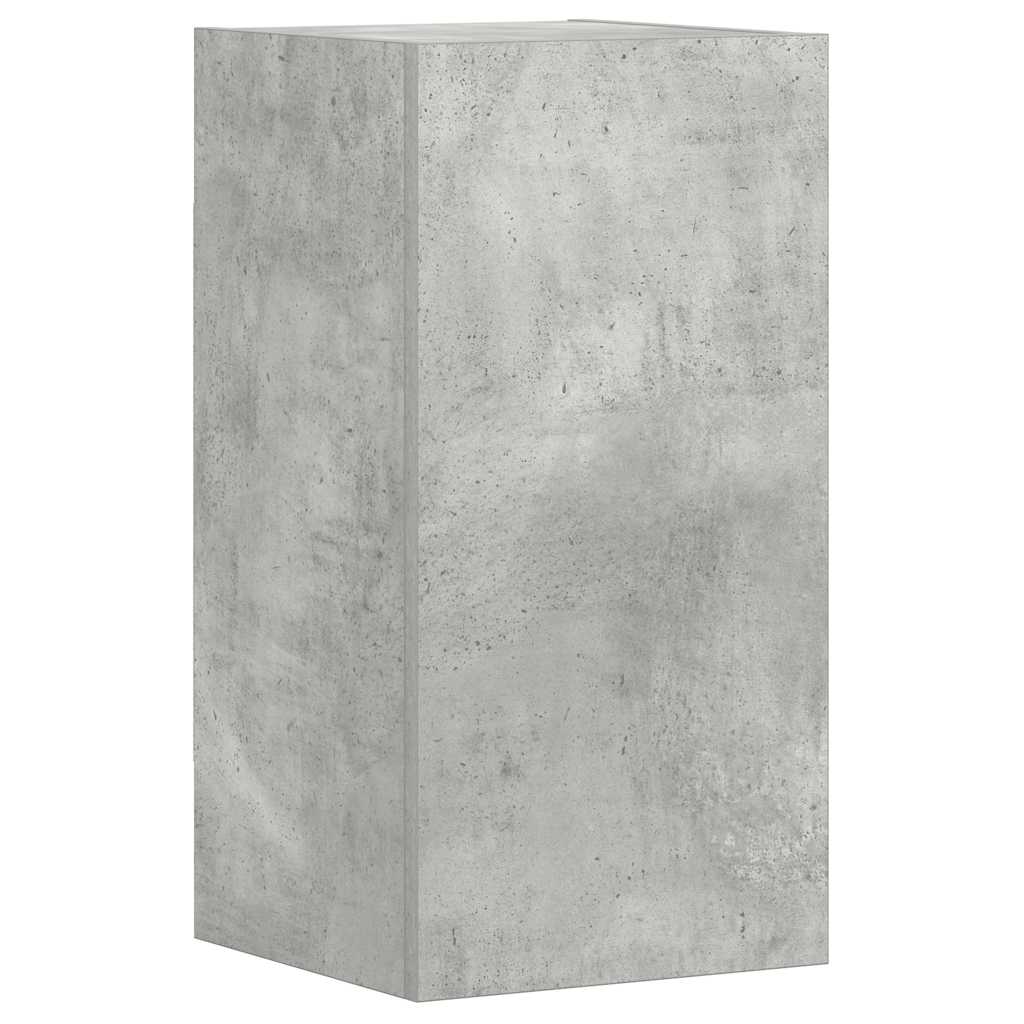 Έπιπλα Τηλεόρασης Σετ 5 τεμ. Γκρι Σκυροδέματος από Μοριοσανίδα - PAKOBAZAAR