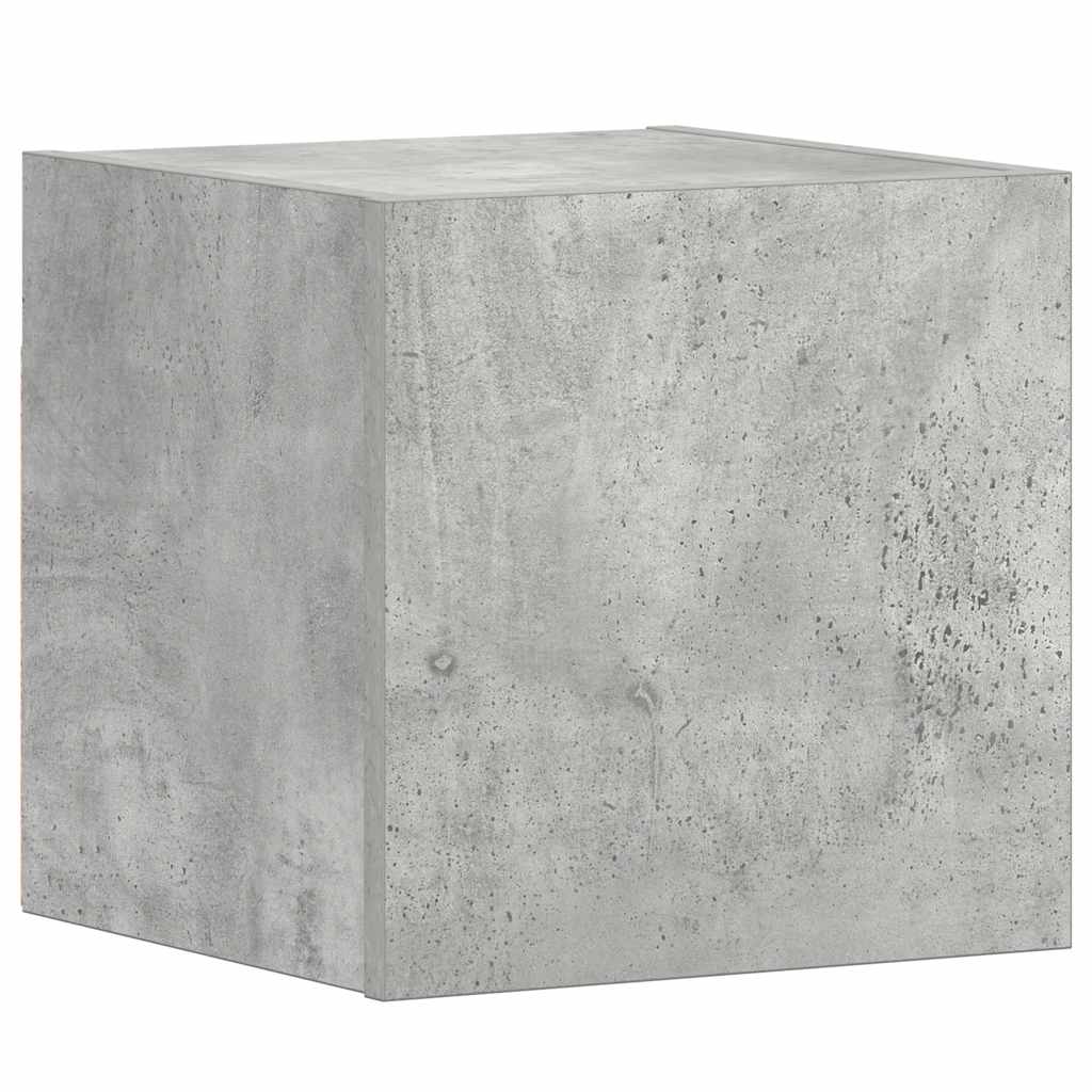 Έπιπλα Τηλεόρασης Σετ 5 τεμ. Γκρι Σκυροδέματος από Μοριοσανίδα - PAKOBAZAAR