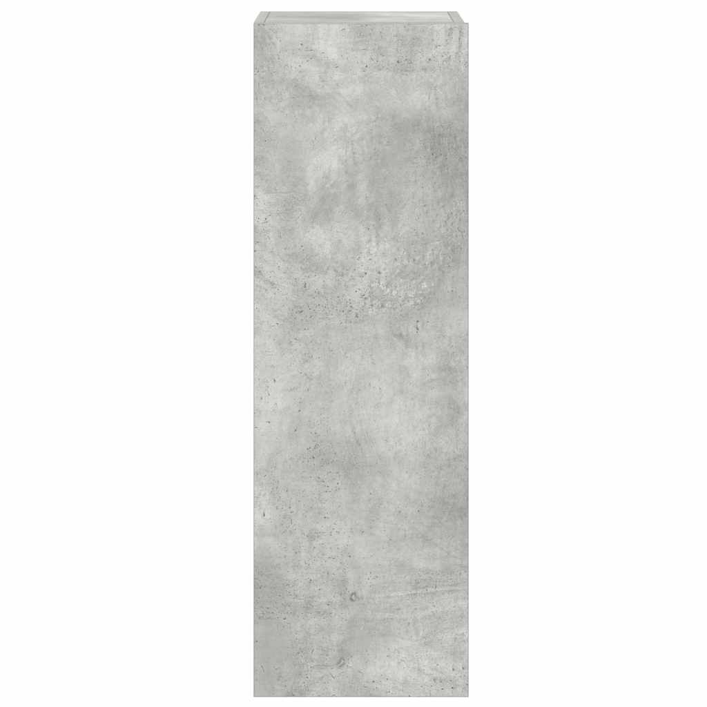 Έπιπλα Τηλεόρασης Σετ 3 Τεμαχίων Γκρι Σκυροδέματος Επεξ. Ξύλο - PAKOBAZAAR