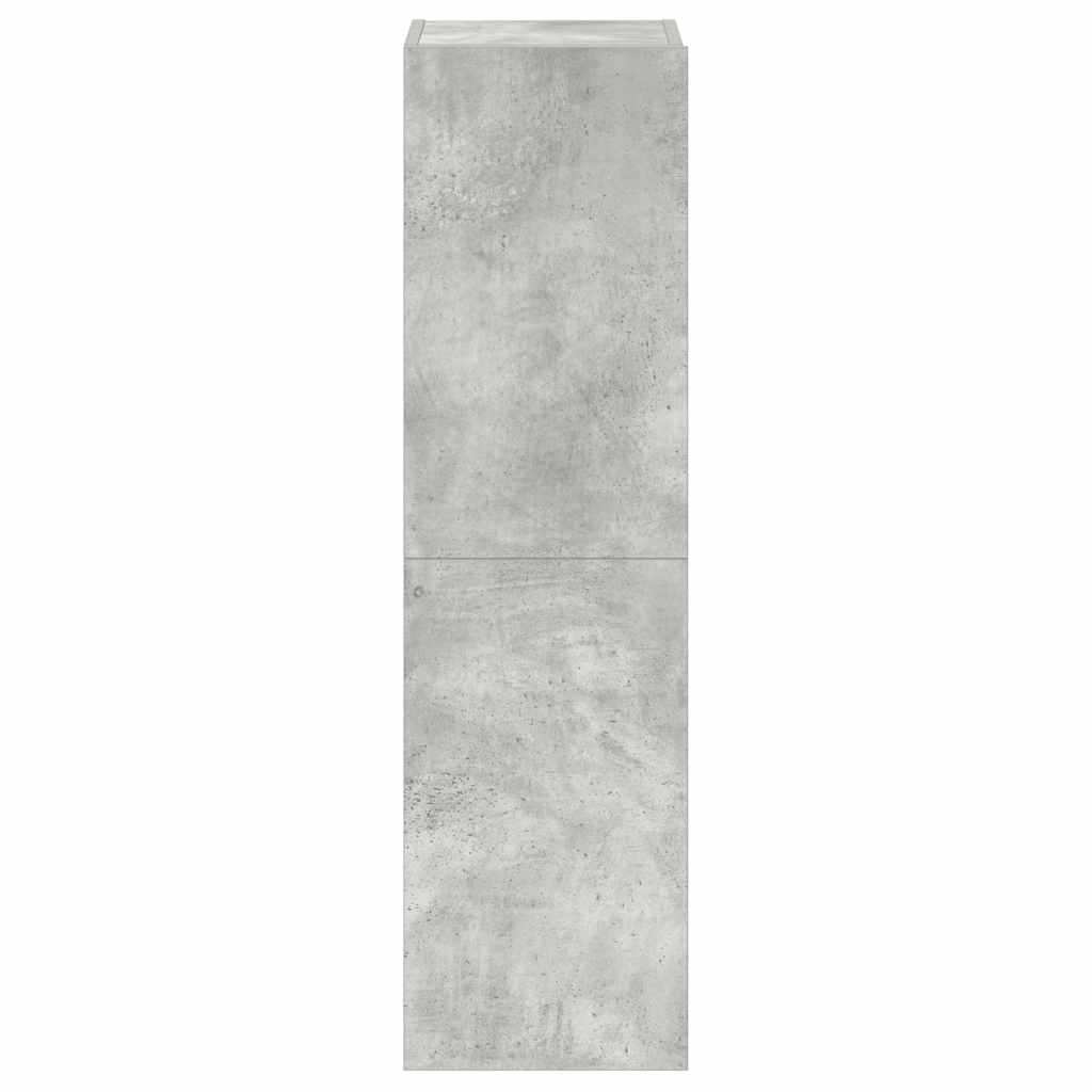 Έπιπλα Τηλεόρασης Σετ 3 Τεμαχίων Γκρι Σκυροδέματος Επεξ. Ξύλο - PAKOBAZAAR