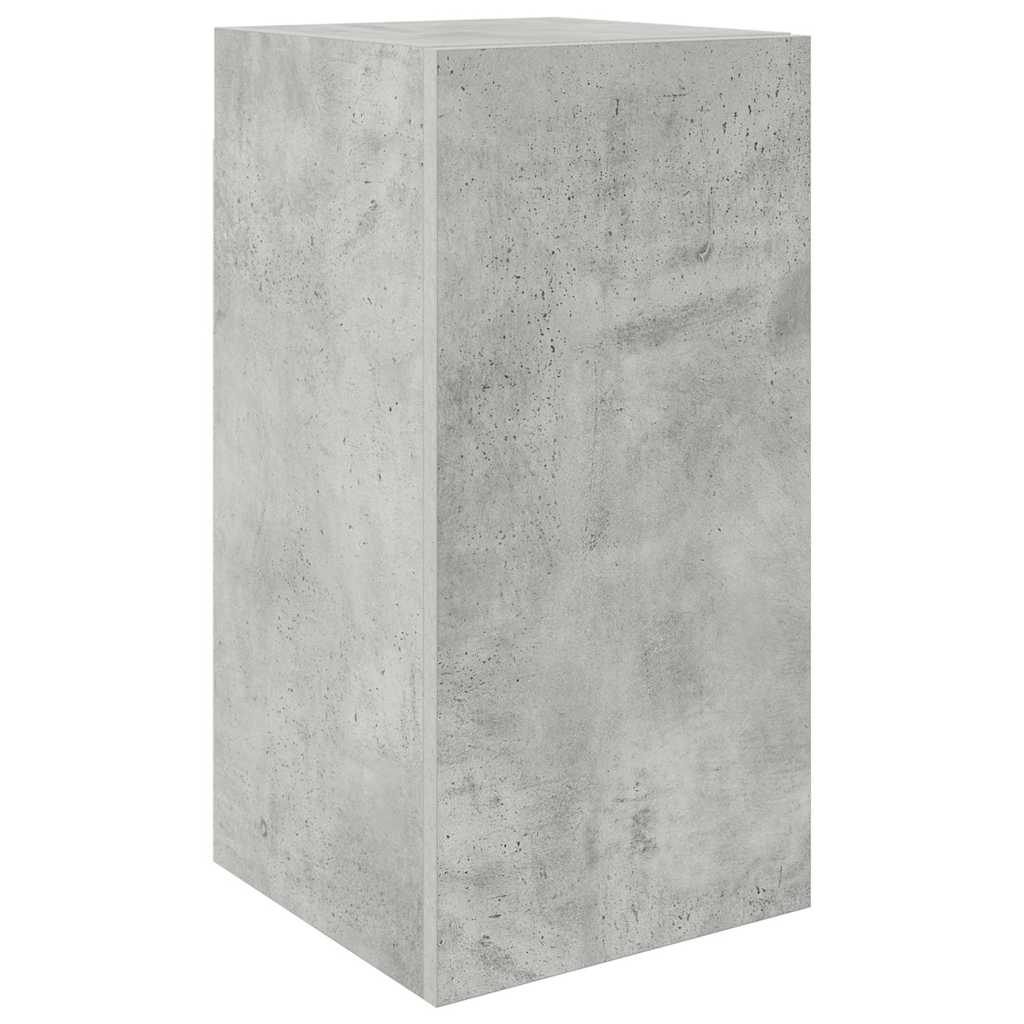 Έπιπλα Τηλεόρασης Σετ 6 τεμ. Γκρι Σκυροδέματος από Μοριοσανίδα - PAKOBAZAAR