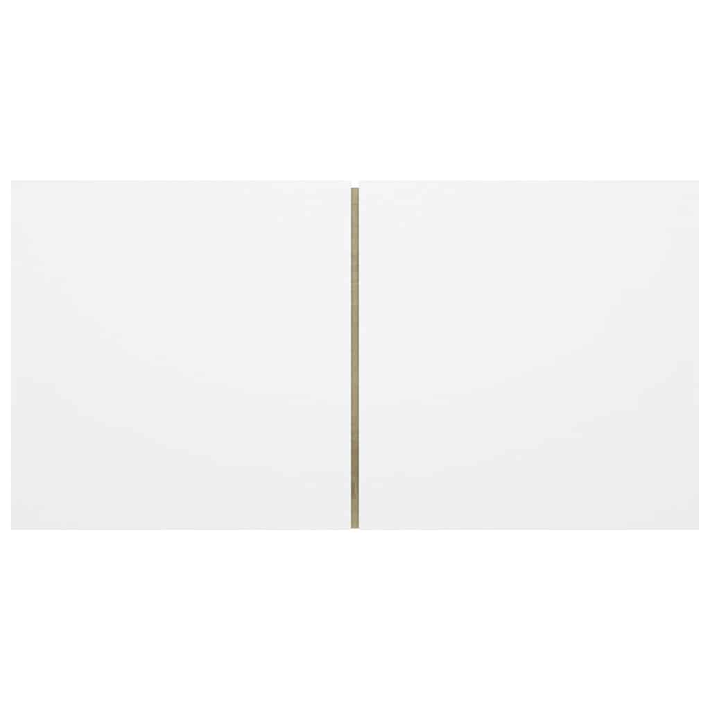 Έπιπλα Τηλεόρασης 3 τεμ. Λευκό / Sonoma Δρυς από Μοριοσανίδα - PAKOBAZAAR