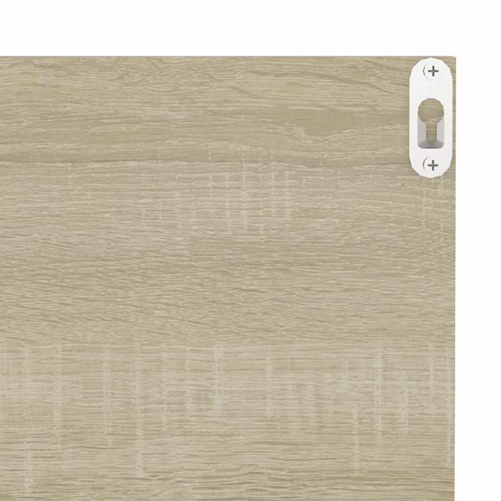 Ραφιέρες Τοίχου 4 τεμ. Sonoma Δρυς 40x11,5x18 εκ. Μοριοσανίδα