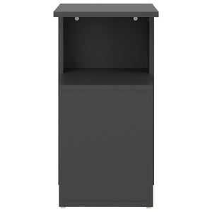 Τραπέζι Βοηθητικό Γκρι 36 x 30 x 56 εκ. Μοριοσανίδα