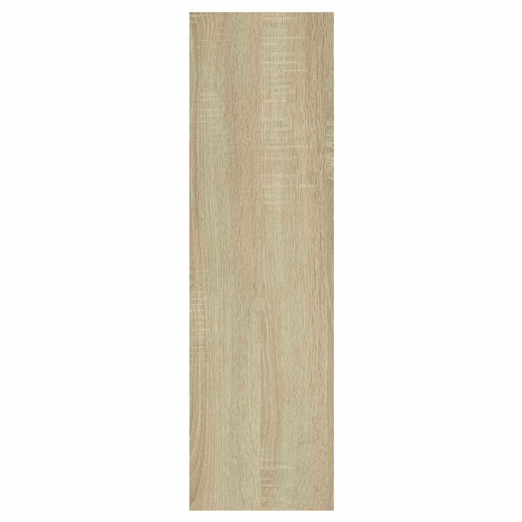 Ραφιέρα Τοίχου Λευκή/Sonoma Δρυς 75x16x55 εκ.από Επεξ. Ξύλο