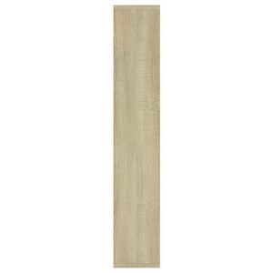 Ραφιέρα Τοίχου Λευκή/Sonoma Δρυς 36 x 16 x 90 εκ. Επεξ. Ξύλο