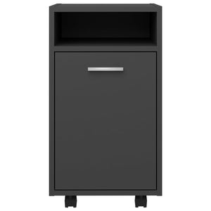Βοηθητικό Ντουλάπι με Τροχούς Γκρι 33x38x60 εκ. από Μοριοσανίδα