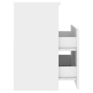 Κομοδίνο Λευκό 50 x 32 x 60 εκ.