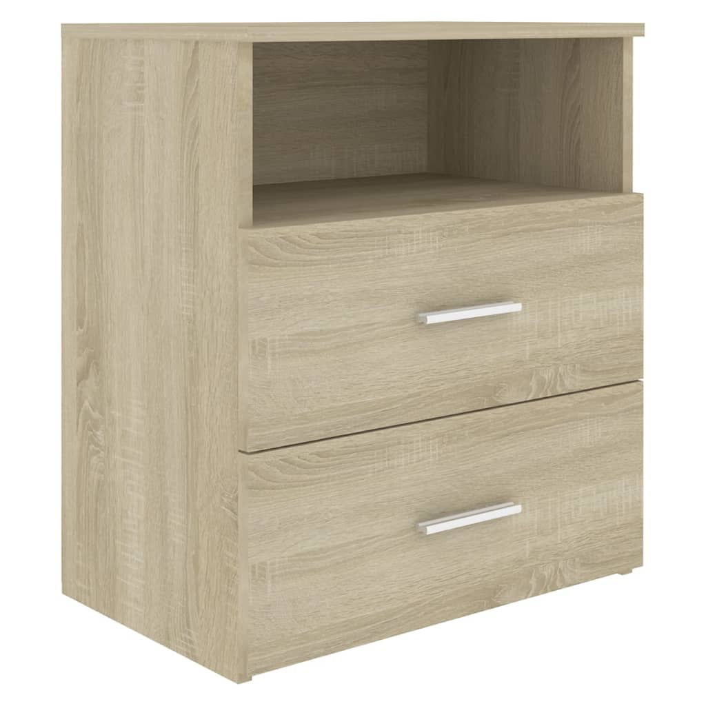 Κομοδίνα 2 τεμ. Sonoma Δρυς 50 x 32 x 60 εκ. - Pakobazaar