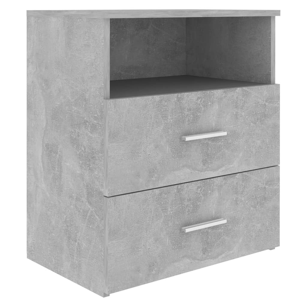 Κομοδίνο Γκρι Σκυροδέματος 50 x 32 x 60 εκ.