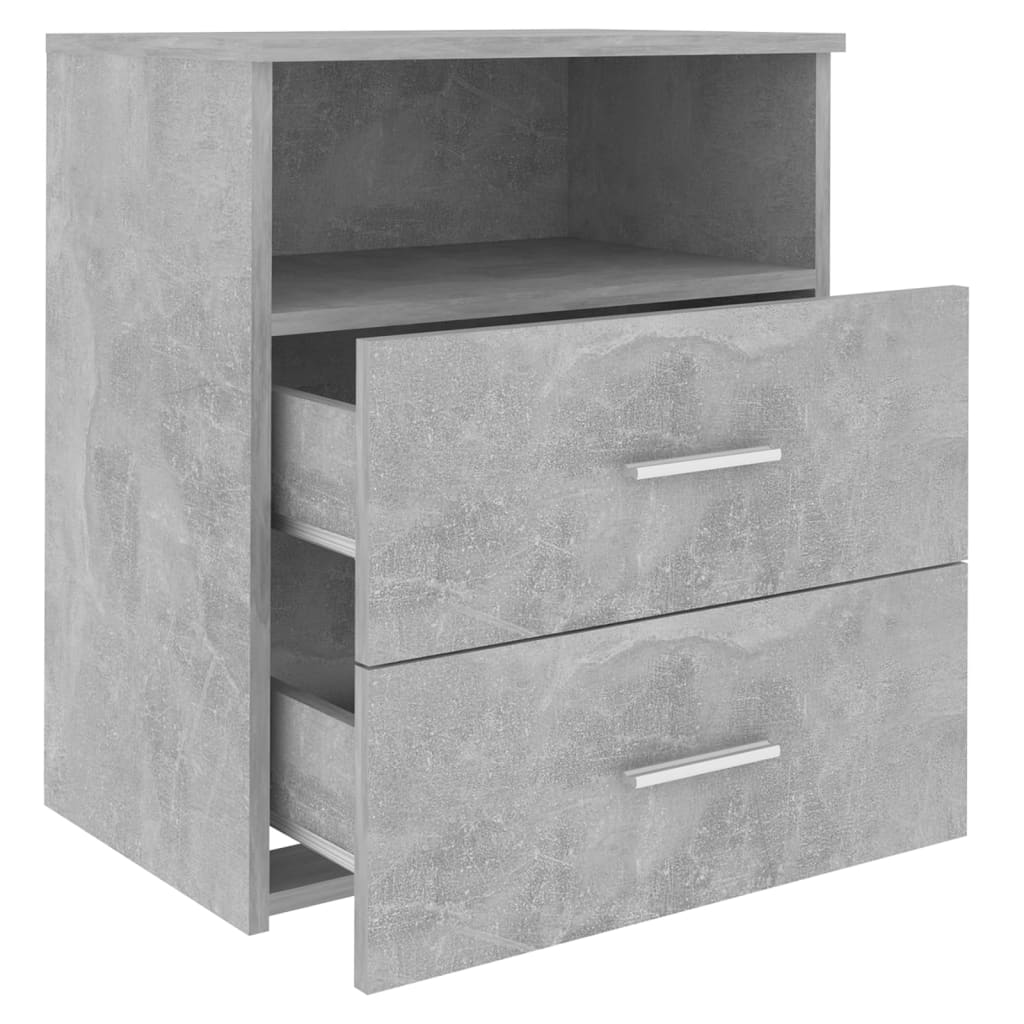 Κομοδίνο Γκρι Σκυροδέματος 50 x 32 x 60 εκ.