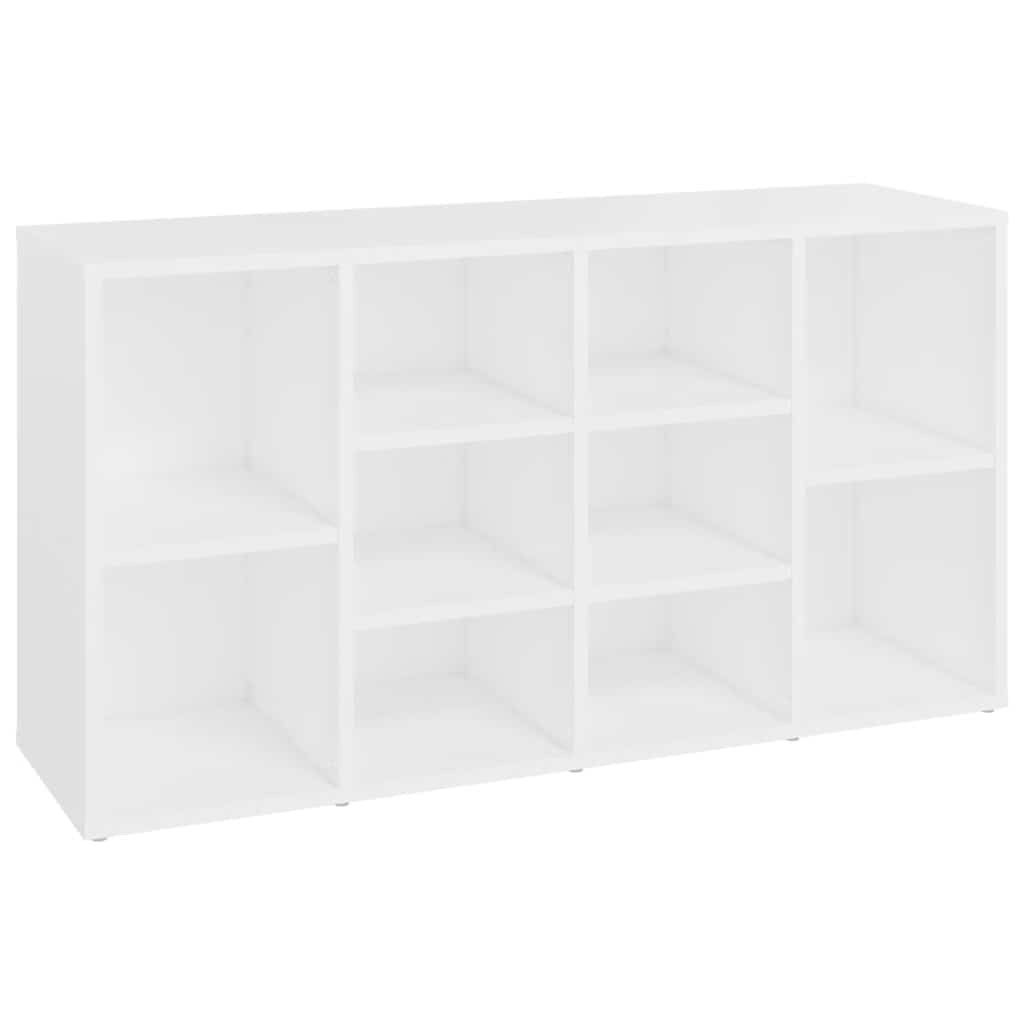 Παπουτσοθήκη Λευκή 103 x 30 x 55 εκ. από Επεξ. Ξύλο - Pakobazaar