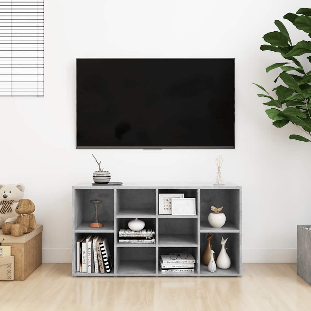 Παπουτσοθήκη Γκρι Σκυροδέματος 103x30x55 εκ. από Επεξ. Ξύλο - Pakobazaar