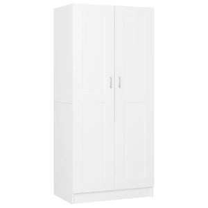 Ντουλάπα Λευκή 85,2 x 51,5 x 180 εκ. από Επεξ. Ξύλο